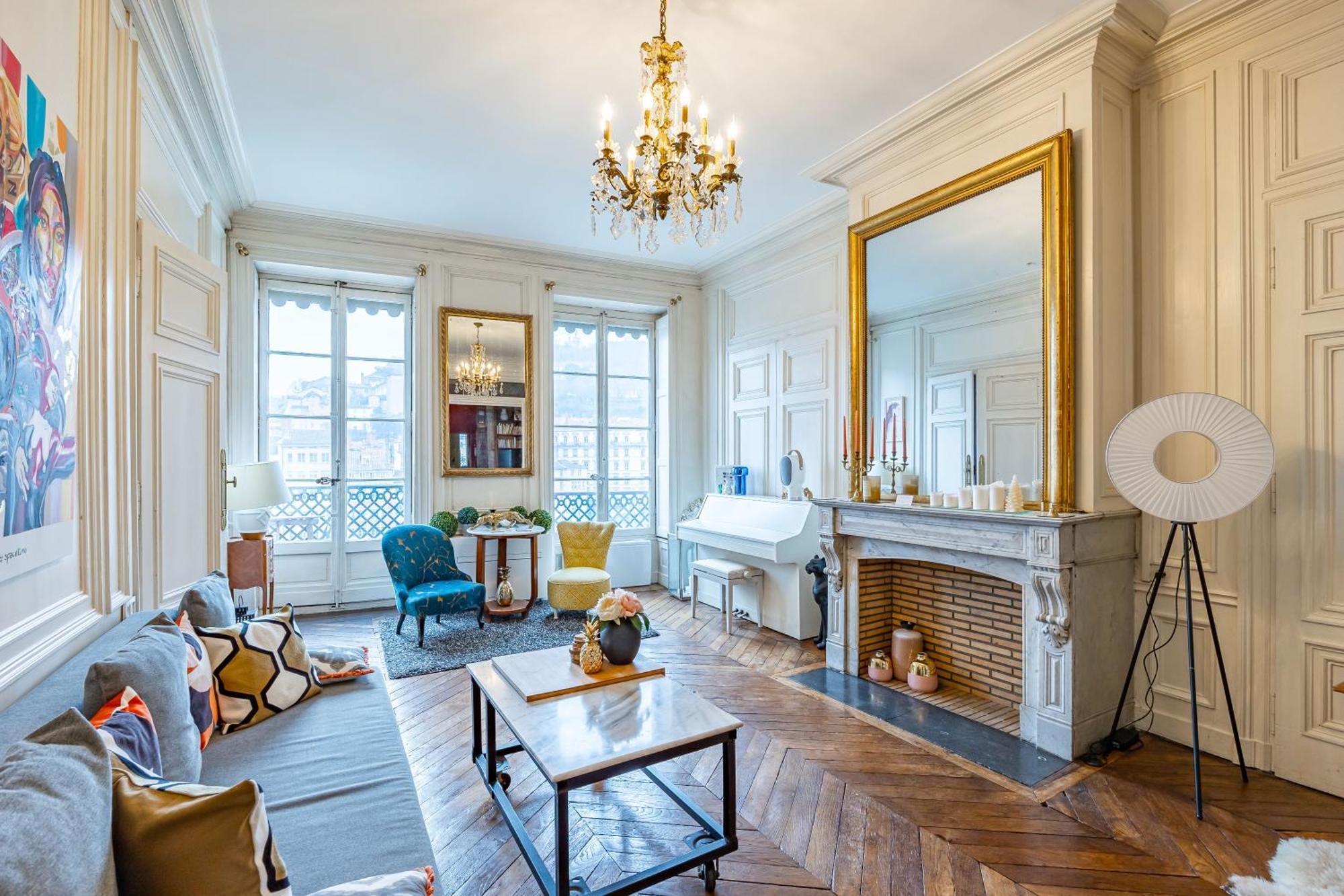 Appartement Haussmannien D'Artiste, Exception, Quai De Saone Balcon+Parking Lyon Exterior foto