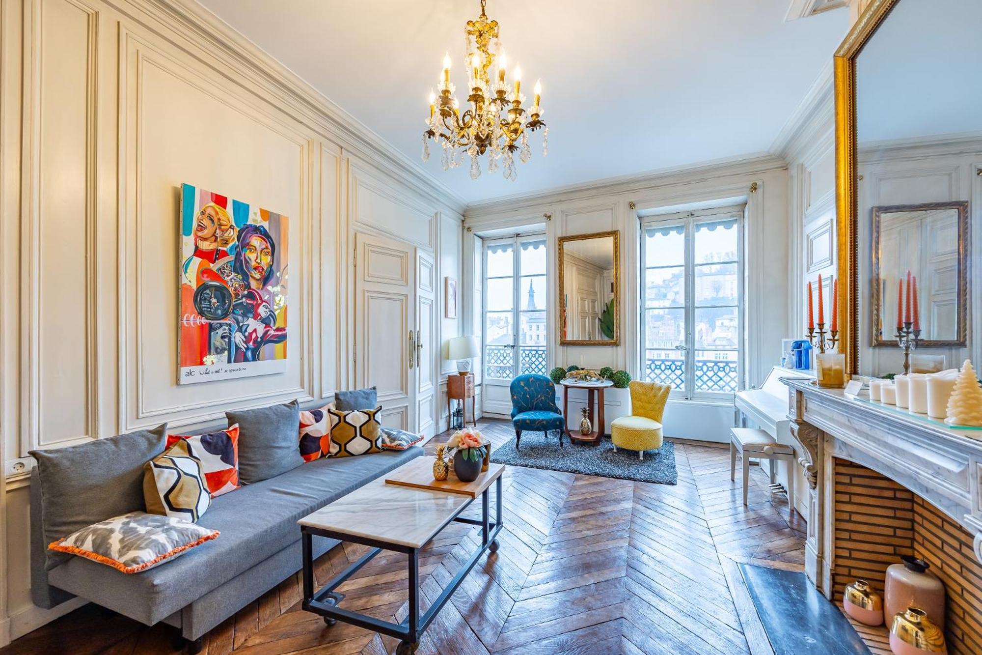 Appartement Haussmannien D'Artiste, Exception, Quai De Saone Balcon+Parking Lyon Exterior foto
